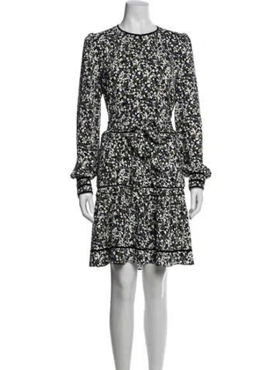 Pre-owned Me+em Floral Print Mini Dress In Multi