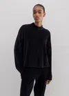 Me+em Fluid Cord Velour Box Top In Black