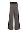 Me+em Travel Tailoring Geo Jacquard Wide-leg Pant In Black