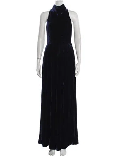 Pre-owned Me+em Halterneck Jumpsuit In Black