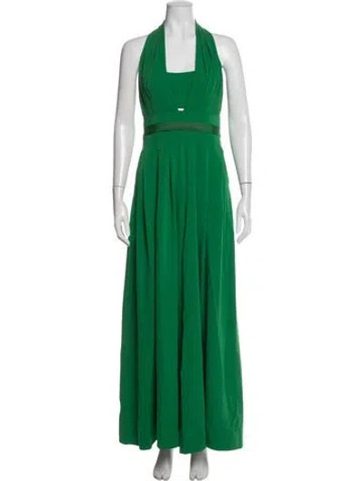 Pre-owned Me+em Halterneck Jumpsuit In Green