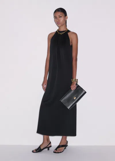 Me+em Halterneck Shift Maxi Dress Black