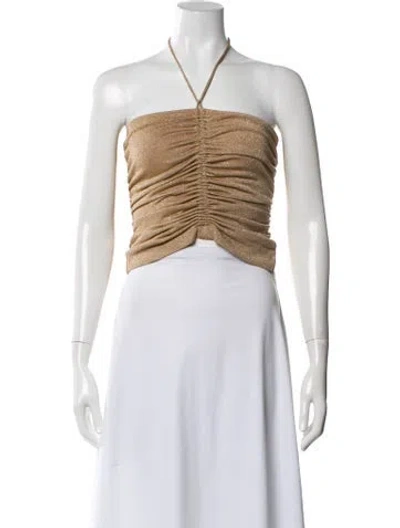 Pre-owned Me+em Halterneck Sleeveless Top