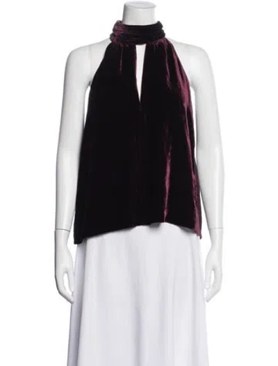 Pre-owned Me+em Halterneck Sleeveless Top In Black