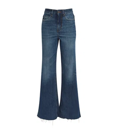 Me+em High-rise Straight Jeans In Navy