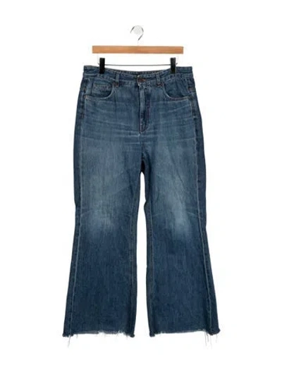 Pre-owned Me+em High-rise Flared Jeans In Blue