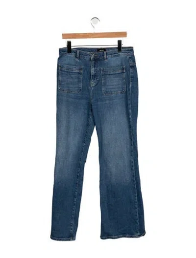 Pre-owned Me+em High-rise Flared Jeans In Blue