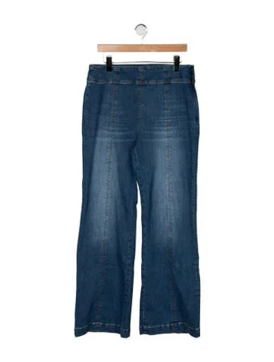 Pre-owned Me+em High-rise Flared Jeans In Blue