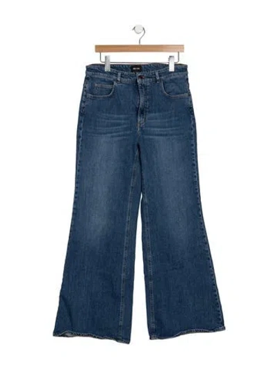 Pre-owned Me+em High-rise Flared Jeans In Blue