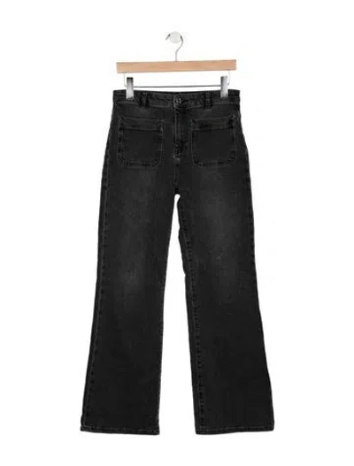 Pre-owned Me+em High-rise Flared Jeans In Gray