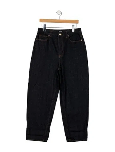 Pre-owned Me+em High-rise Straight Leg Jeans In Blue
