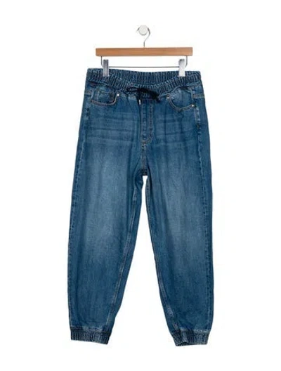 Pre-owned Me+em High-rise Straight Leg Jeans In Blue