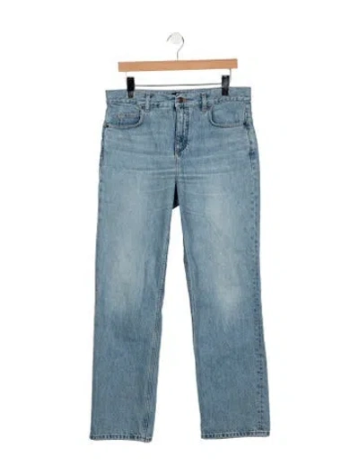 Pre-owned Me+em High-rise Straight Leg Jeans In Blue