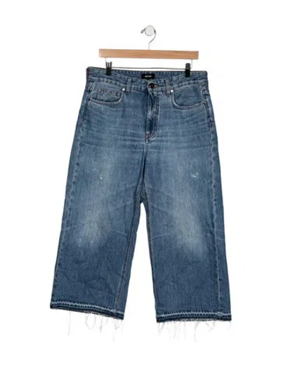 Pre-owned Me+em High-rise Straight Leg Jeans In Blue