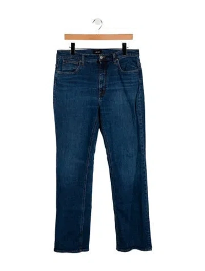 Pre-owned Me+em High-rise Straight Leg Jeans In Blue