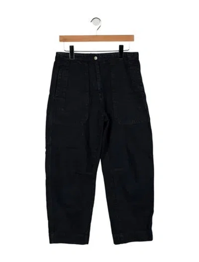 Pre-owned Me+em High-rise Straight Leg Jeans In Blue