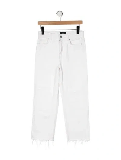 Pre-owned Me+em High-rise Straight Leg Jeans In Neutral
