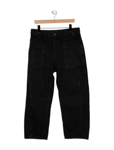 Pre-owned Me+em High-rise Straight Leg Jeans W/ Tags In Black