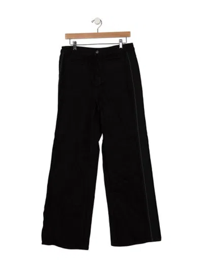 Pre-owned Me+em High-rise Wide Leg Jeans In Black