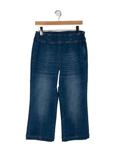 Pre-owned Me+em High-rise Wide Leg Jeans In Blue