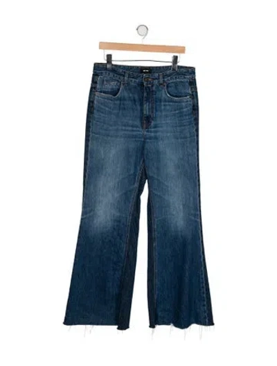 Pre-owned Me+em High-rise Wide Leg Jeans In Blue