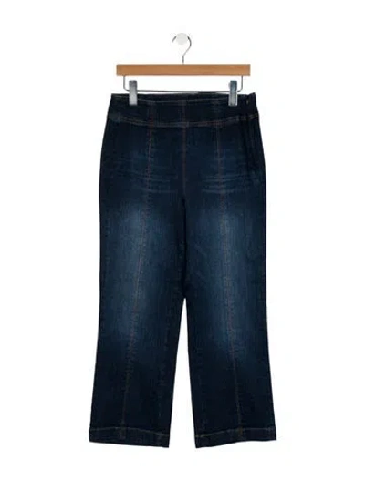 Pre-owned Me+em High-rise Wide Leg Jeans In Blue