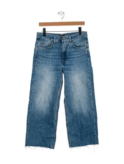 Pre-owned Me+em High-rise Wide Leg Jeans In Blue
