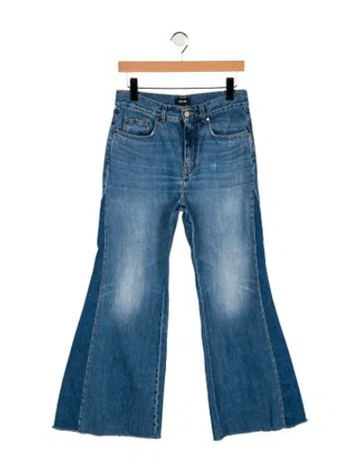 Pre-owned Me+em High-rise Wide Leg Jeans In Blue