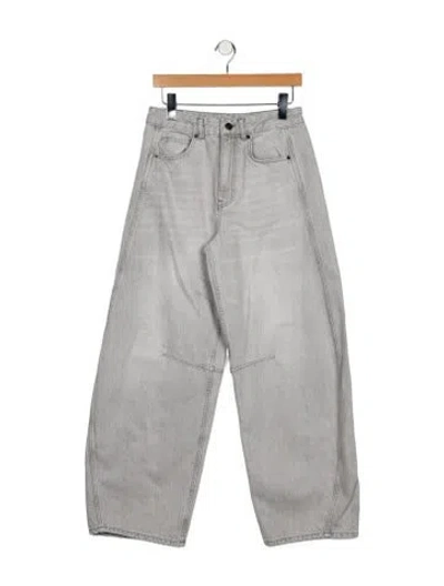 Pre-owned Me+em High-rise Wide Leg Jeans In Blue