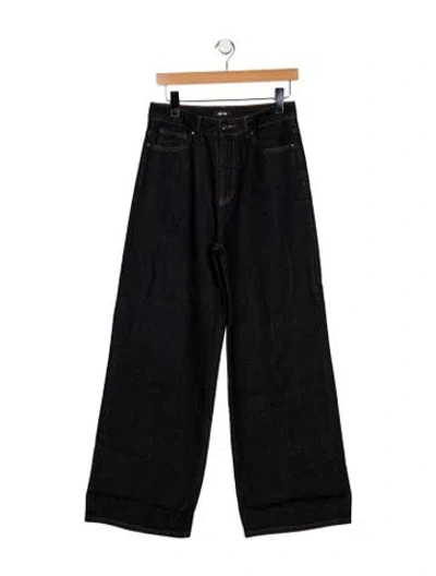 Pre-owned Me+em High-rise Wide Leg Jeans In Blue
