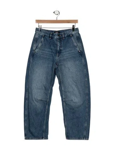Pre-owned Me+em High-rise Wide Leg Jeans In Blue