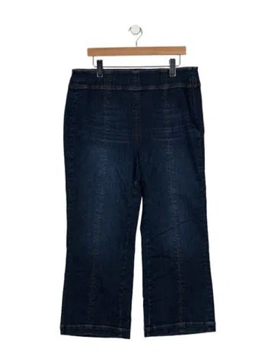 Pre-owned Me+em High-rise Wide Leg Jeans In Blue