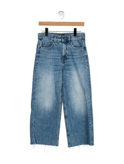 Pre-owned Me+em High-rise Wide Leg Jeans In Blue