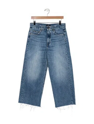 Pre-owned Me+em High-rise Wide Leg Jeans In Blue