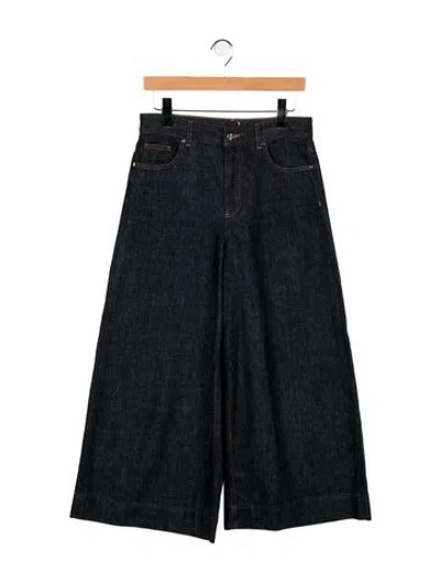 Pre-owned Me+em High-rise Wide Leg Jeans In Blue
