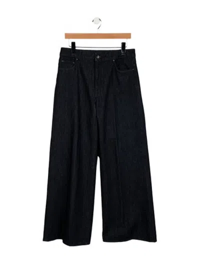 Pre-owned Me+em High-rise Wide Leg Jeans In Blue