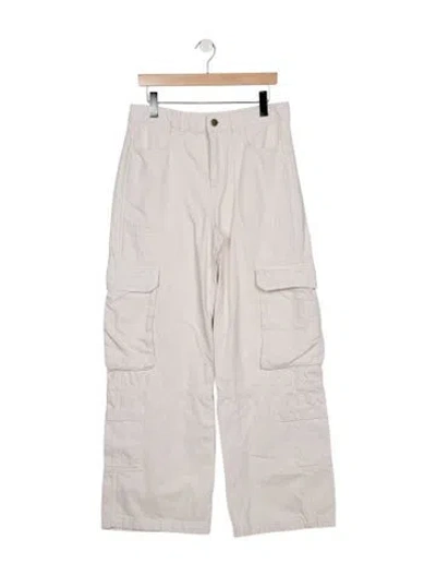 Pre-owned Me+em High-rise Wide Leg Jeans In Neutral