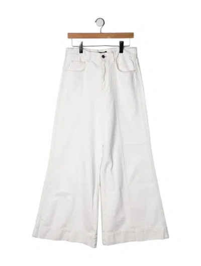 Pre-owned Me+em High-rise Wide Leg Jeans In Neutrals
