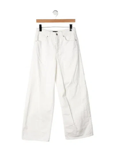 Pre-owned Me+em High-rise Wide Leg Jeans In Neutrals