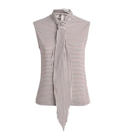 Me+em Impossibly Soft Tank And Scarf In Gray