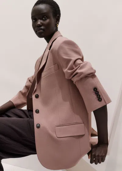 Me+em Intelligently Oversized Jacket Blush Pink