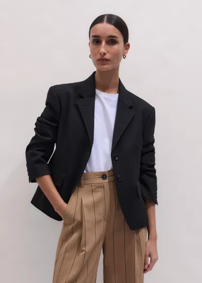 Me+em Intelligently Oversized Short Blazer Black