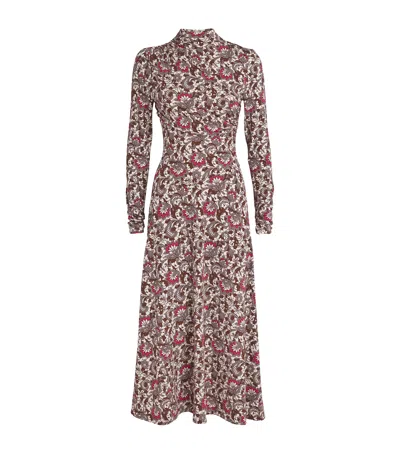Me+em Jersey Printed Maxi Dress In Multi