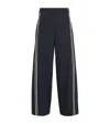 Me+em Jersey Stripe Sweatpants In Navy