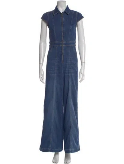 Pre-owned Me+em Jumpsuit In Blue