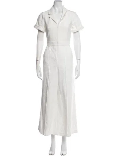 Pre-owned Me+em Jumpsuit In White