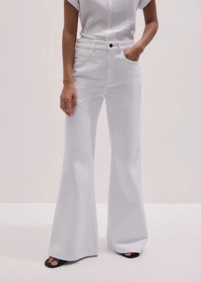 Me+em Kick Flare Jean Soft White Wash