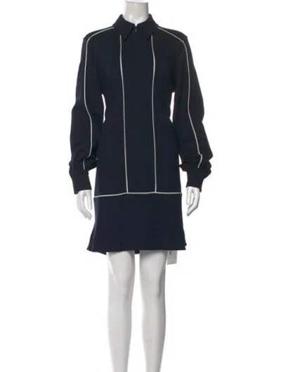 Pre-owned Me+em Knee-length Dress In Blue