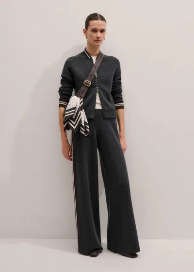 Me+em Knit Wide-leg Pant In Black