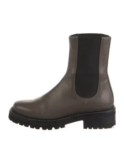 Pre-owned Me+em Leather Chelsea Boots In Brown